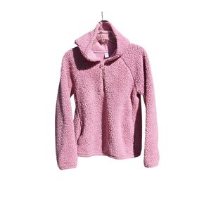 Old Navy Sherpa Hoodie Fleece Sweatshirt Pockets Girl's XXL Women's XS